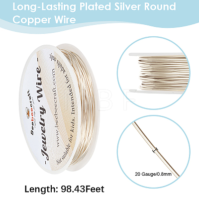 30M Brass Wire KK-BBC0021-58S-1