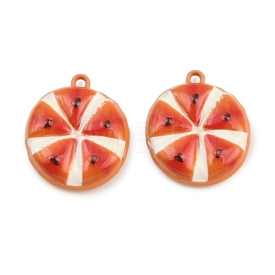Baking Paint Zinc Alloy Pendants AL-CBA032C-03B-1