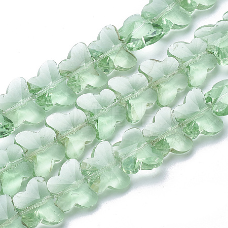 Transparent Glass Beads GLAA-Q066-10mm-B12-1