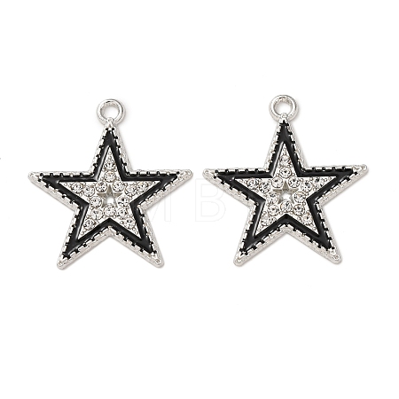 Alloy Enamel Pendants FIND-K030-17D-P-1
