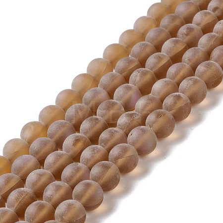 Synthetic Moonstone Beads Strands G-E573-01C-07-1