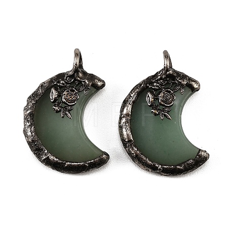 Natural Green Aventurine Pendants G-H359-05AS-01-1