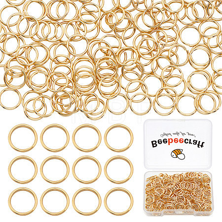 300Pcs 304 Stainless Steel Open Jump Rings STAS-BBC0004-94-1