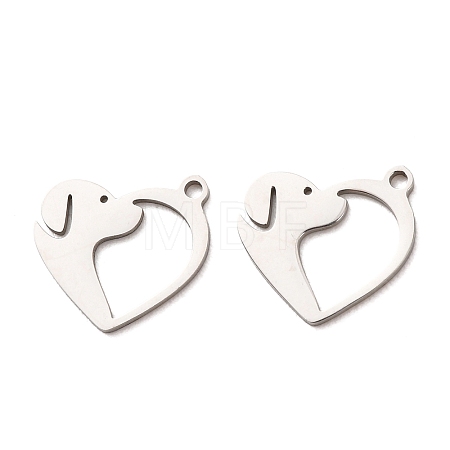 201 Stainless Steel Pendants STAS-F368-03A-P-1