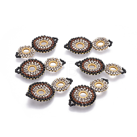 MIYUKI & TOHO Handmade Japanese Seed Beads Links SEED-A027-G05-1