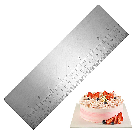 Rectangle Stainless Steel Cream Scraper TOOL-WH0165-72A-1