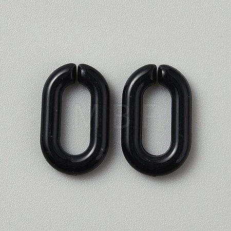 Opaque Acrylic Linking Rings SACR-WH0001-37L-1