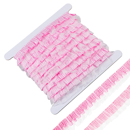 10 Yards Polyester Lace Ribbons SRIB-OC0001-13B-1