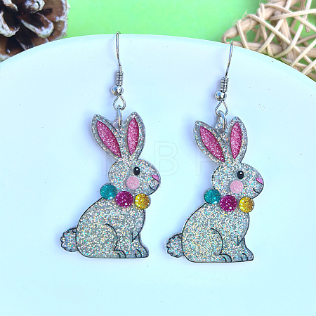 Easter Acrylic Dangle Earrings FS-WGB44D4-06-1
