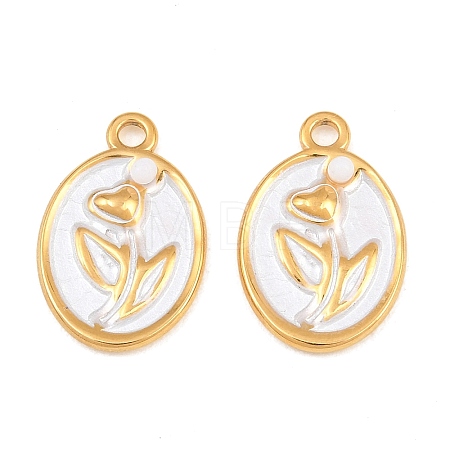 Spray Painted 304 Stainless Steel Pendants AC-CBA5A59-01G-01-1