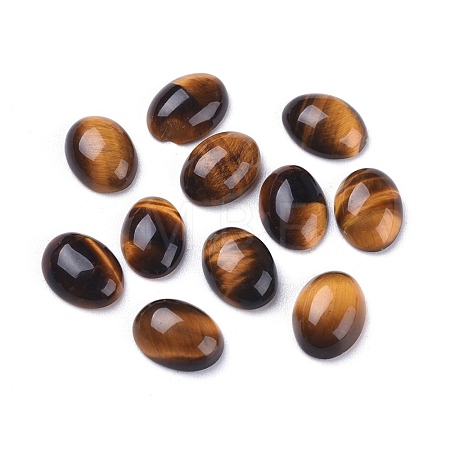 Natural Tiger Eye Cabochons G-R476-04A-1