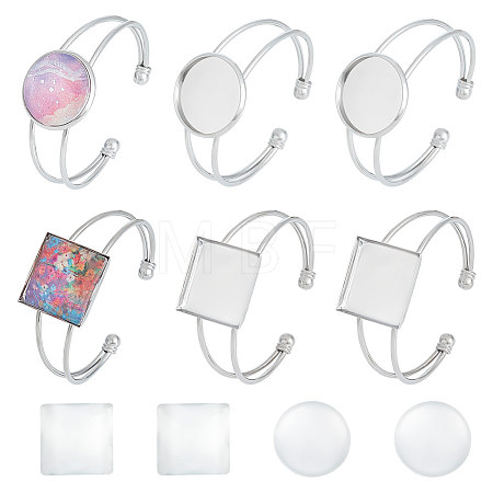 DIY Blank Bangle Making Kits DIY-UN0005-73-1