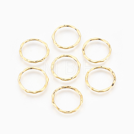 Tibetan Style Linking Rings PALLOY-A017-AG-LF-1