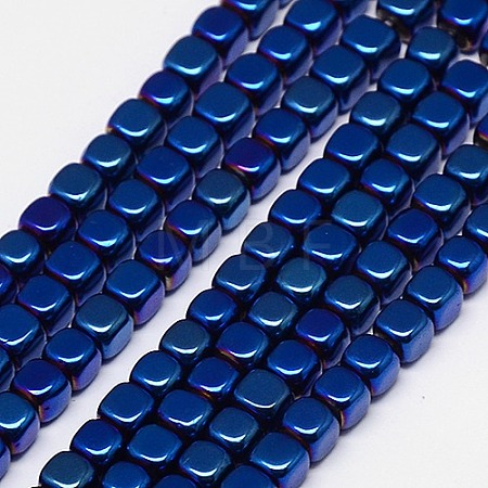 Electroplate Non-magnetic Synthetic Hematite Beads Strands G-J172-2x2mm-01-1
