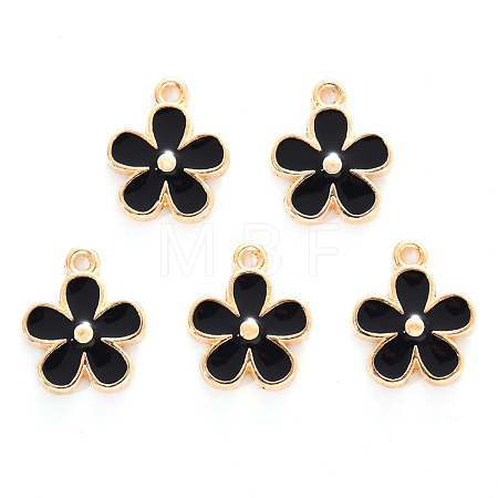 Alloy Enamel Charms ENAM-R059-02D-RS-1
