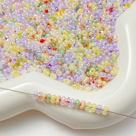 Transparent Glass Seed Beads FIND-U017-18G-1