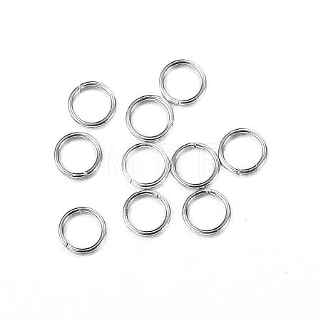 Tarnish Resistant 304 Stainless Steel Open Jump Rings STAS-N0014-71P-3mm-1