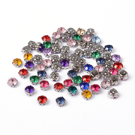 Sew on Rhinestone X-GACR-D001-8mm-M-1