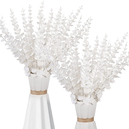 Plastic Artificial Eucalyptus Leaves PW-WG8731F-01-1
