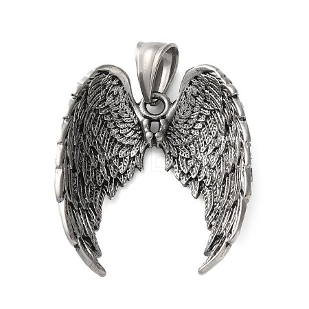304 Stainless Steel Pendants STAS-M113-10AS-1