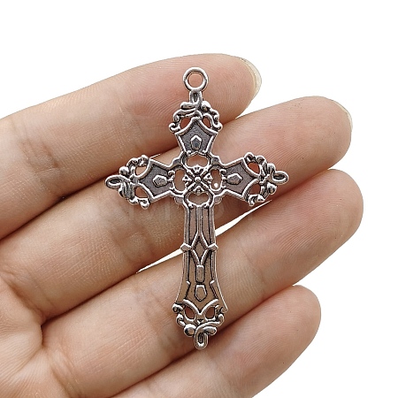 Tibetan Style Alloy Pendants PW-WGC8B3B-01-1