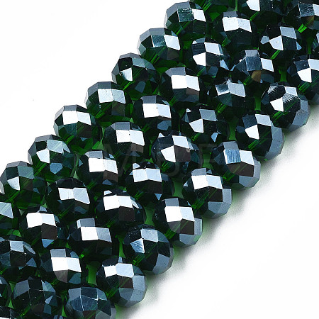 Glass Beads Strands X-GR12MMY-68L-1