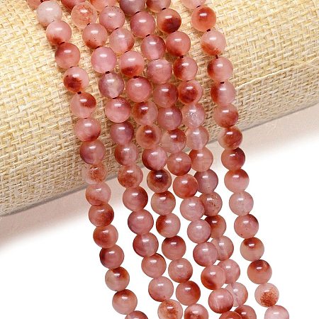 Natural Malaysia Jade Beads Strands G-B165-C01-6mm-1
