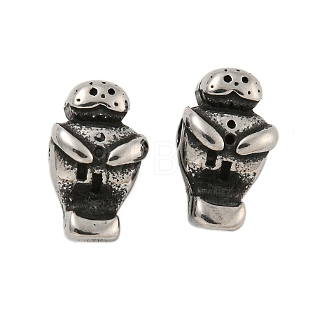 Animal 304 Stainless Steel Beads STAS-E214-11AS-11-1