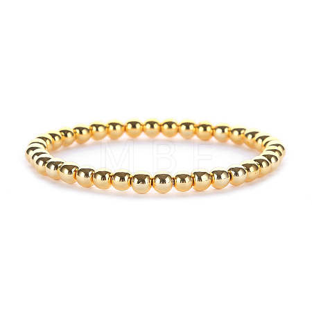 Synthetic Non-magnetic Hematite Beaded Stretch Bracelets for Men Women LS-YP2747-4-1