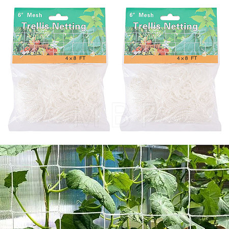 Polyester Plant Trellis Netting for Garden AJEW-WH0609-869-1