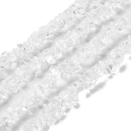 Spray Painted Transparent Glass Beads Strands GLAA-P060-01A-14-1
