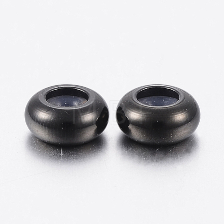 202 Stainless Steel Beads STAS-F148-9mm-07B-1