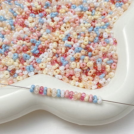 Transparent Glass Seed Beads FIND-U017-18B-1