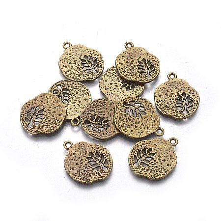 Tibetan Style Alloy Pendants LS-TIBEP-A14120-AB-FF-1