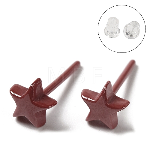 Hypoallergenic Bioceramics Zirconia Ceramic Stud Earrings EJEW-F340-03C-01-1