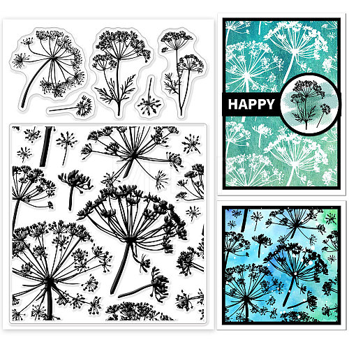 Custom Summer Theme PVC Plastic Clear Stamps DIY-WH0631-0029-1