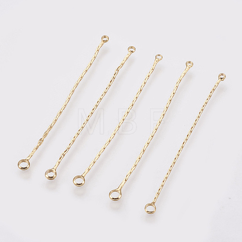 Brass Chain Links connectors X-KK-R058-151G-1