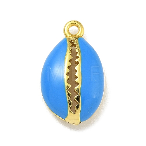 Rack Plating Brass Enamel Pendants KK-G515-19G-07-1