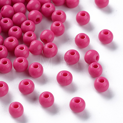 Opaque Acrylic Beads MACR-S370-C6mm-A13-1