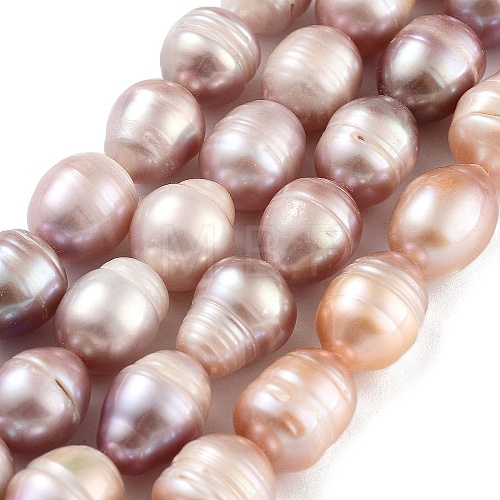 Natural Cultured Freshwater Pearl Beads Strands PEAR-P062-12C-1