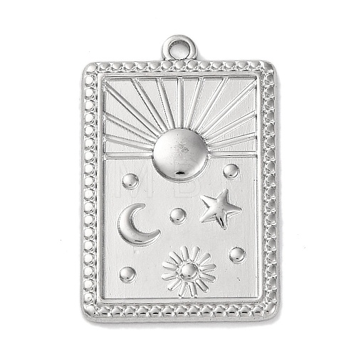 Anti-Tarnish 304 Stainless Steel Pendants STAS-K293-03P-1