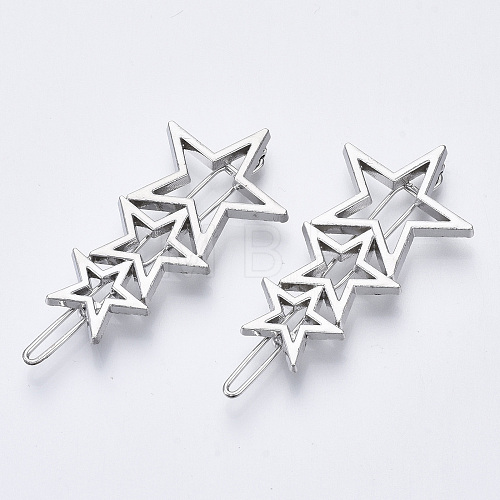 Alloy Hollow Geometric Hair Pin PHAR-N005-006P-1