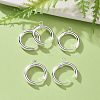 201 Stainless Steel Huggie Hoop Earring Findings STAS-P283-01G-S-4
