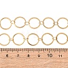 304 Stainless Steel 12MM Ring Link Chain Necklaces NJEW-P343-01C-G-5