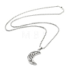 Tibetan Style Alloy Pendant Necklaces NJEW-P284-04AS-2