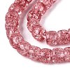 Crackle Transparent Glass Beads Strands GLAA-N069-03A-05-3