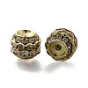 Rhinestone Brass Beads KK-D295-02G-02-1