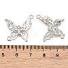 Alloy with Rhinestone Connector Charms RB-CBA7AC6-02P-02-3