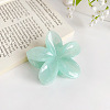 Candy Color Flower Plastic Claw Hair Clips PW-WG0066C-03-1