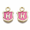 Alloy Enamel Charms ENAM-T012-03H-RS-2